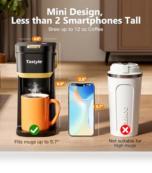 Single Serve One Cup Coffee Maker — Single-Cup Coffee Makers, Tastyle