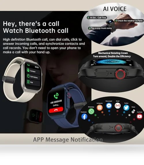 Smart Watch with Bluetooth Call — Smartwatches, MYLAMZAL