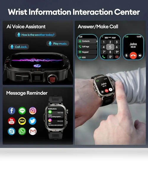 Smart Watch with HD Display — Smartwatches, XINGLINSHOE