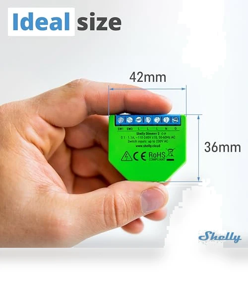 WiFi Smart Dimmer Switch — Dimmer Switches, Shelly