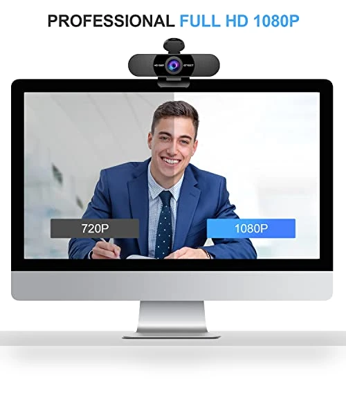 1080P Webcam with Microphone — Video Cameras, eMeet