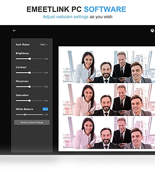 1080P Webcam with Microphone — Video Cameras, eMeet