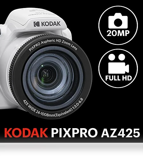 20MP Digital Camera with 42X Optical Zoom — Compact Digital Cameras, KODAK