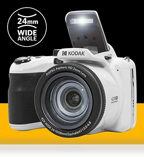20MP Digital Camera with 42X Optical Zoom — Compact Digital Cameras, KODAK