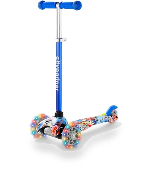 3-Wheel LED Kick Scooter — Push Scooters, CityPartner