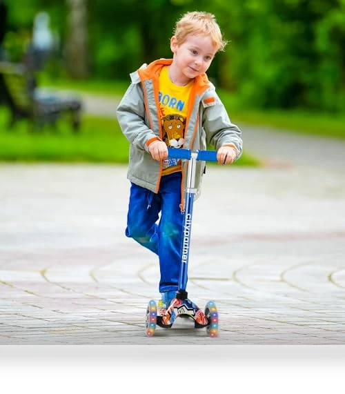 3-Wheel LED Kick Scooter — Push Scooters, CityPartner