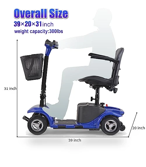 4 Wheels Electric Mobility Scooter — Electric Self-Balancing Scooters, DOUBLE GLOBAL INC
