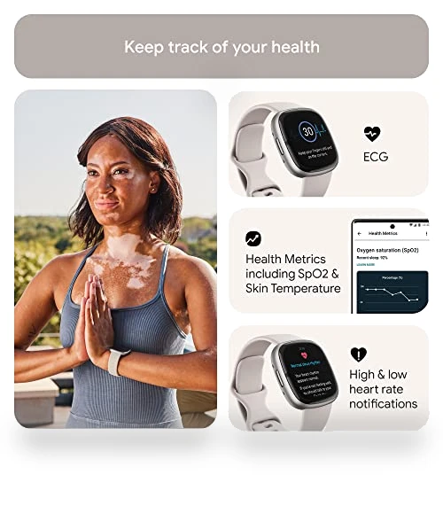 Advanced Health and Fitness Smartwatch — Smartwatches, Fitbit