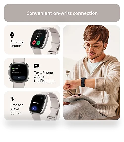 Advanced Health and Fitness Smartwatch — Smartwatches, Fitbit