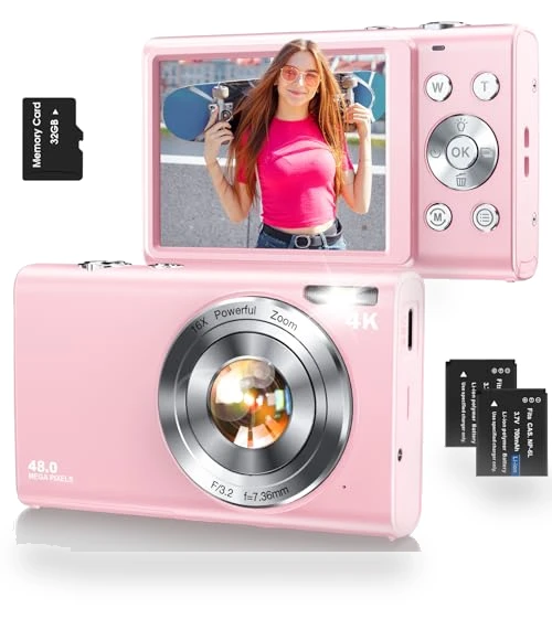Autofocus 4K Vlogging Camera for Photography — Compact Digital Cameras, Lecnippy