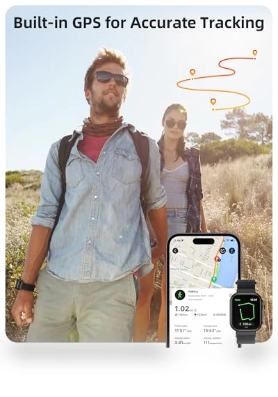 Built-in GPS Smart Watch with Bluetooth Calling — Smartwatches, Parsonver