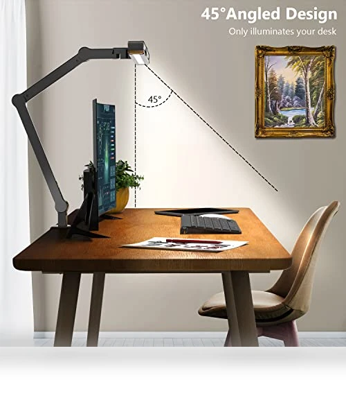 LED Desk Lamp with Clamp — Study & Desk Lighting, Micomlan