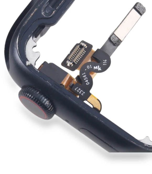 Middle Frame Bezel Plate with Crown Spin Axis Flex Cable — Smartwatches, Apple