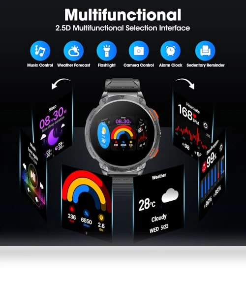 Military Smart Watch for Men — Smartwatches, mingwear