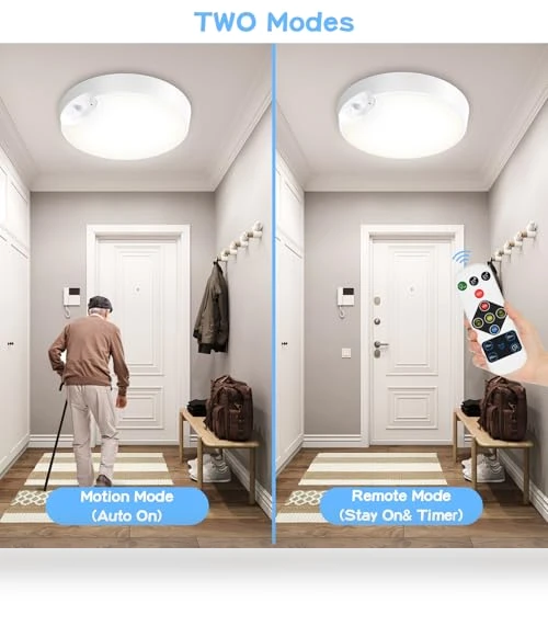 Rechargeable Motion Sensor Closet Light — Tap Lights, WhitePoplar