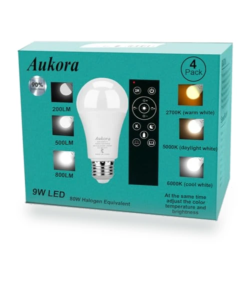 Remote Control LED Light Bulbs — LED, Aukora