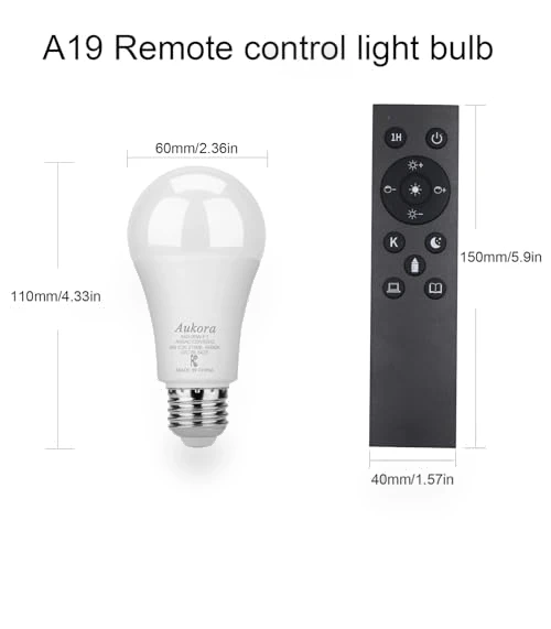 Remote Control LED Light Bulbs — LED, Aukora