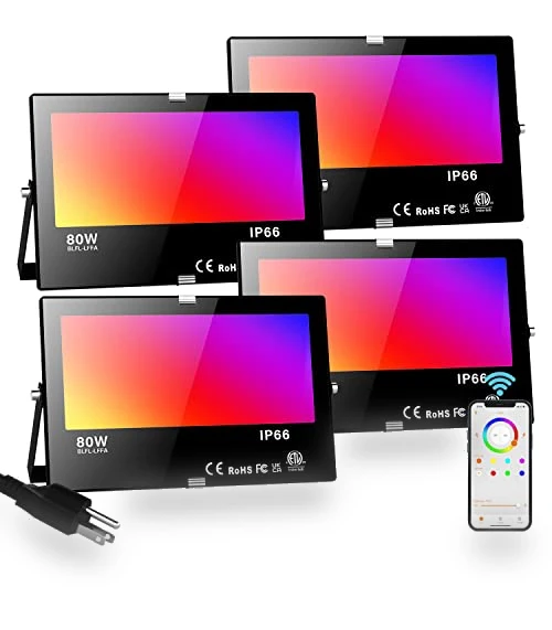 Smart Color Change LED Flood Light — Garden Illumination, Neliwo