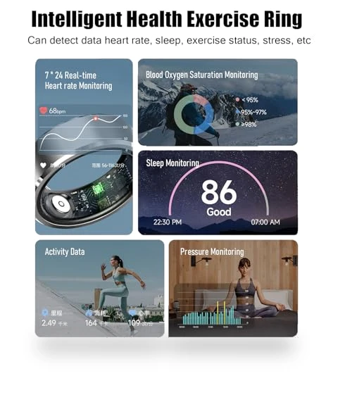 Smart Health Monitor Ring — Smart Rings, Qjijolz