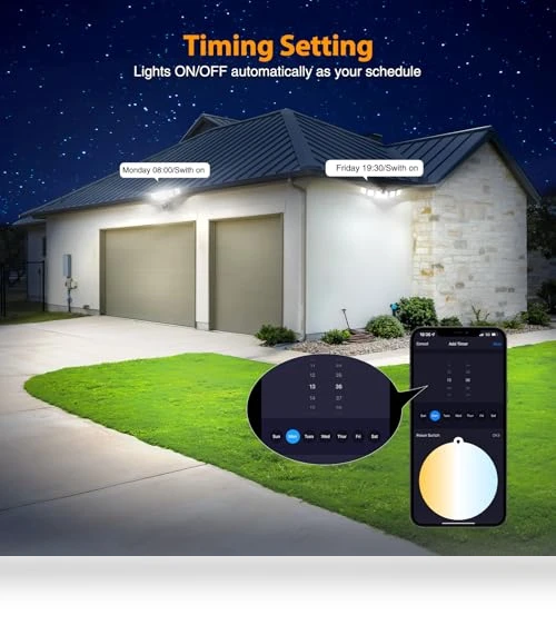 Smart LED Security Lights — Outdoor Security & Flood Lighting, Onforu