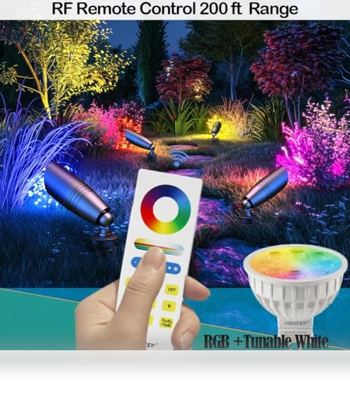 Smart RGB Color Changing Landscape Lighting — Garden Illumination, rosykite