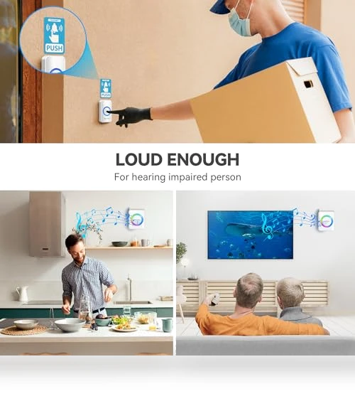 Wireless Doorbells for Home — Kits, TECKNET