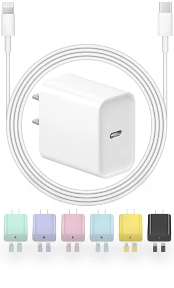 Fast Charging USB C Charger Block with 6FT Cord — Lightning, ROMITAZ
