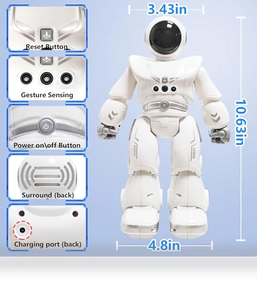 Gesture Sensing Programmable Dancing Robot — Interactive Figures & Robots, Cabhuti