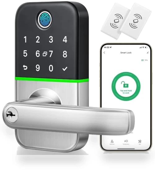 Keypad Smart Door Lock with Handle — Smart Home Security, KUCACCI