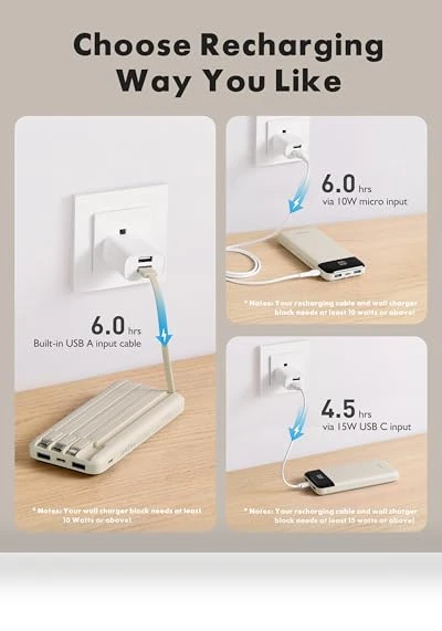 Portable Charger with Built-in Cables — Charging Solutions, Dong guan Utopia-Originality Technology Co., Ltd