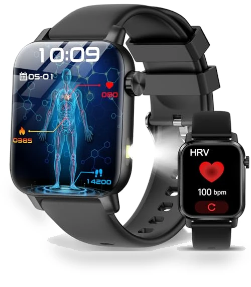 Smart Health Watch with LED Flashlight — Smartwatches, YYKY