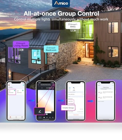 Smart LED Recessed Lighting — LED, Amico