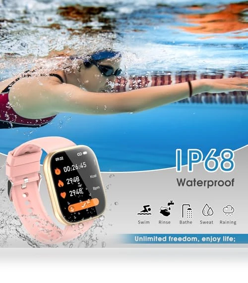 Smart Watch with Bluetooth Call and Fitness Tracking — Smartwatches, aycy