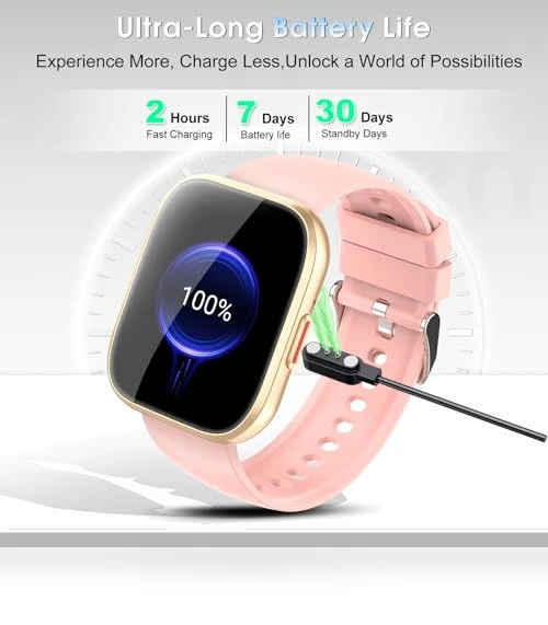 Smart Watch with Bluetooth Call and Fitness Tracking — Smartwatches, aycy