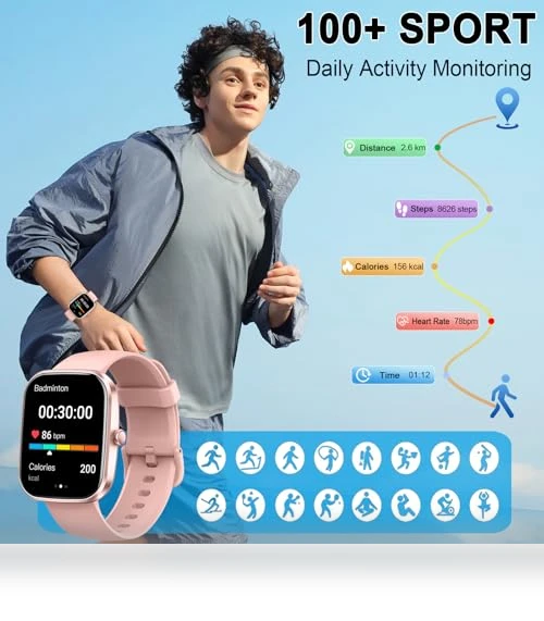 Smart Watch with Bluetooth Call — Smartwatches, Soudorv
