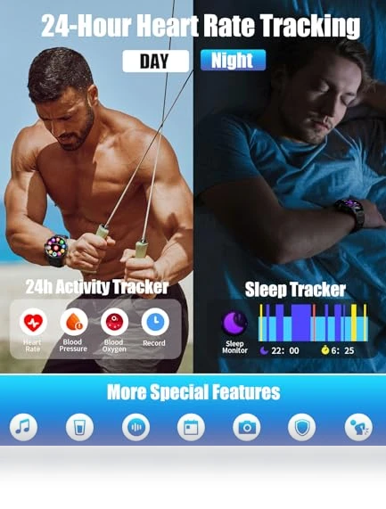 Smart Watch with LED Flashlight — Smartwatches, LIGE