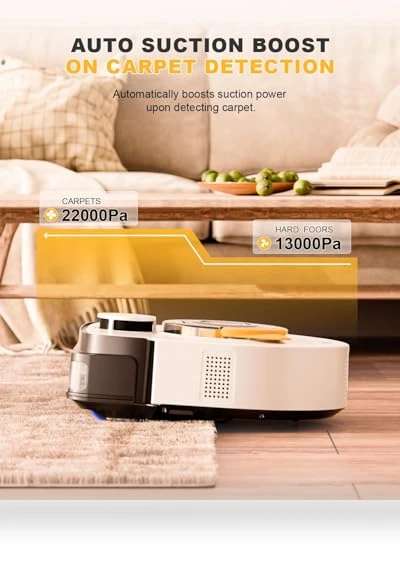 Ultra-Strong Suction Robot Vacuum Cleaner — Smart Cleaning Robots, UBPET