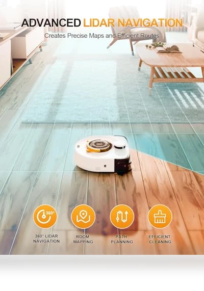 Ultra-Strong Suction Robot Vacuum Cleaner — Smart Cleaning Robots, UBPET