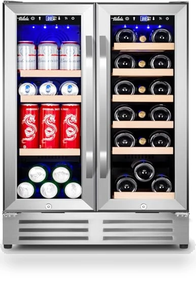Dual Zone Wine and Beverage Refrigerator — Cooling Systems, Velieta