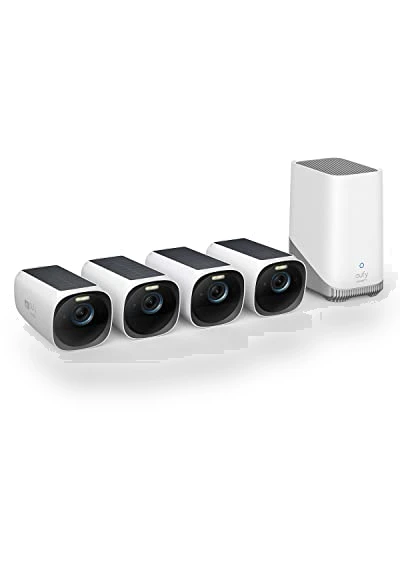 eufyCam S330 (eufyCam 3) 4-Cam Kit — Smart Home Security, eufy Security