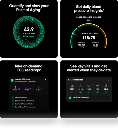 Health & Fitness Tracker — Heart Rate Monitors, WHOOP
