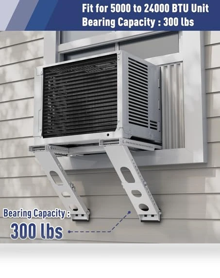 No Drilling Air Conditioner Support Bracket — Window, LEOPO