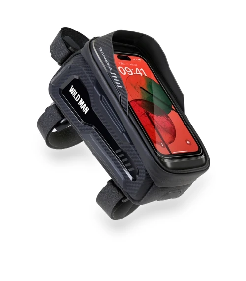 Outdoor Cycling Bicycle Phone Touch Screen Waterproof Front Beam Bag — Dry Bags, WILD MAN