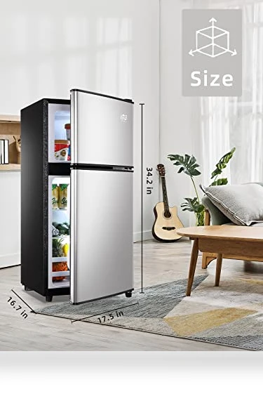 Retro Mini Fridge with Freezer — Mini Fridges, KRIB BLING