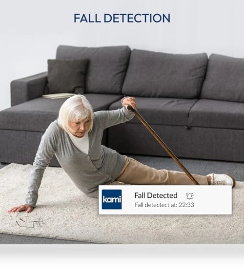 Senior Care Camera with Advanced Fall Detection — Health Monitoring & Alert Systems, Kami Vision