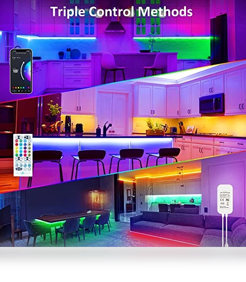 Smart RGB Under Cabinet Lights Kit — Under-Cabinet Mounts, maylit