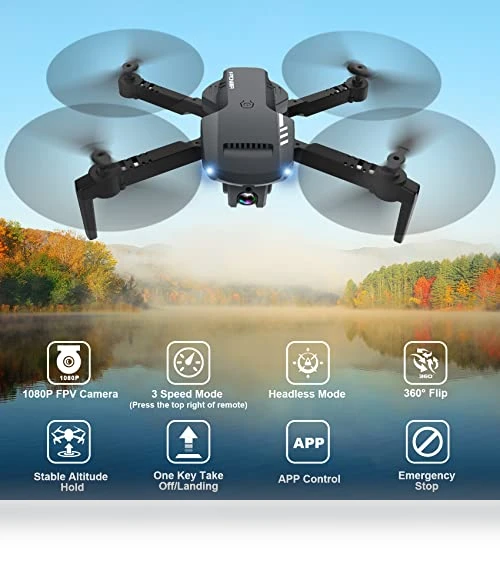 1080P HD FPV Foldable Drone — Drones, RADCLO
