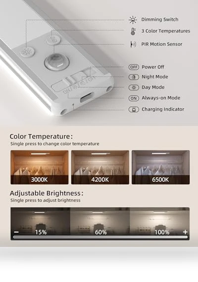 134 LED Under Cabinet Lights — Under-Cabinet Lights, EZVALO