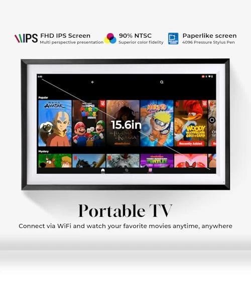 15.6" Wall Digital Calendar & Smart Display — Digital Frames, Changing