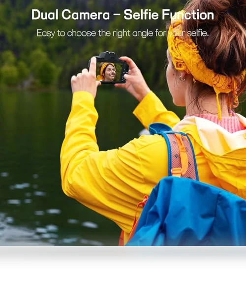 4K 64MP WiFi Vlogging Camera — Camcorder, NIKICAM